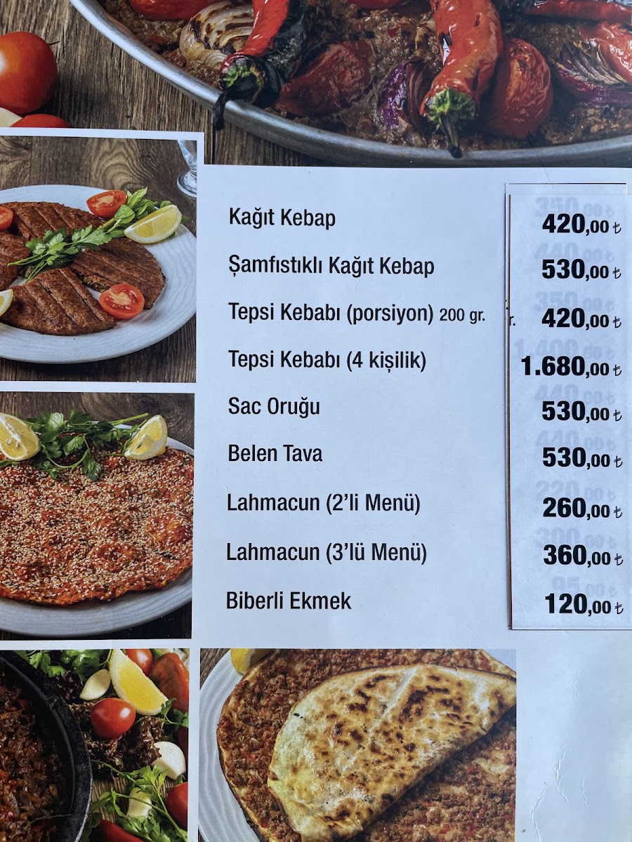 Menu Hatay Mutfağı-1